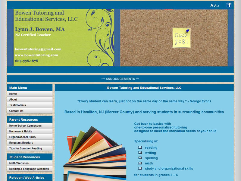 Bowen Tutoring and Educational Services LLC