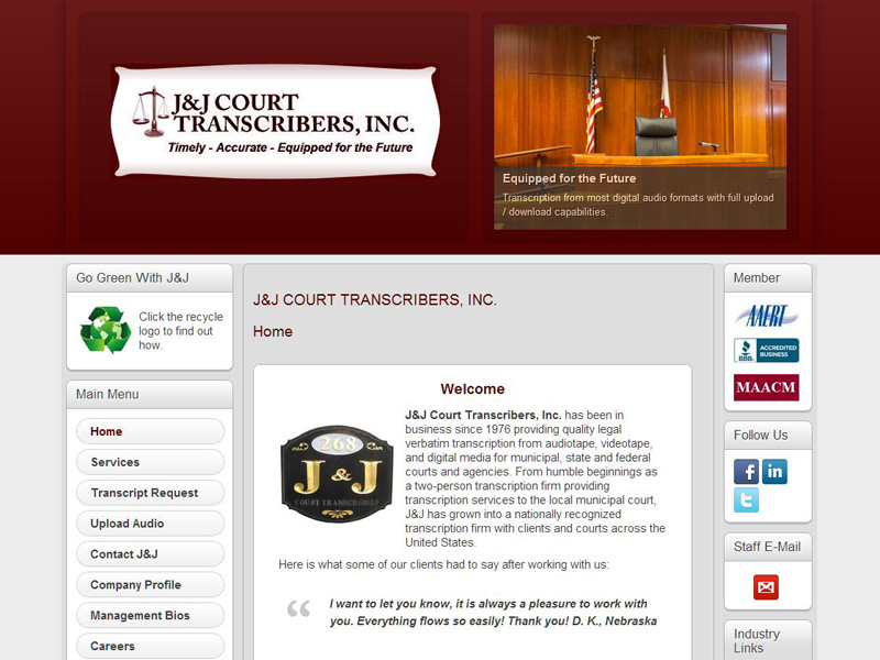 J & J Court  Transcribers